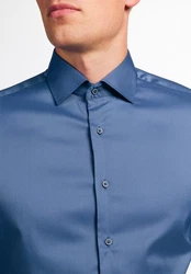 Eterna Businesshemd PERFORMANCE SHIRT Slim Fit Dunkelblau/Blau/Hellblau