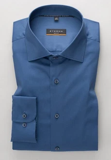 Eterna Businesshemd PERFORMANCE SHIRT Slim Fit Dunkelblau/Blau/Hellblau