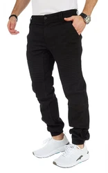 Styleko Cargohose 8009 Schwarz/Khaki