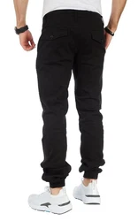 Styleko Cargohose 8009 Schwarz/Khaki