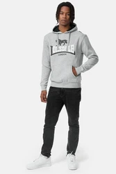 Lonsdale Kapuzensweatshirt Ullapool Grau/Hellgrau/Grün