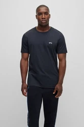 BOSS T-Shirt TEE CURVED Dunkelblau/Blau