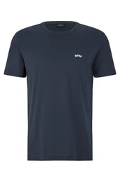 T-Shirt Herren T-Shirt TEE CURVED mit Bio-Baumwolle (1-tlg)