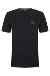 BOSS T-Shirt TEE CURVED Schwarz