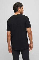 BOSS T-Shirt TEE CURVED Schwarz
