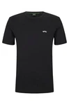 BOSS T-Shirt TEE CURVED Schwarz