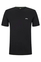 BOSS T-Shirt TEE CURVED Schwarz