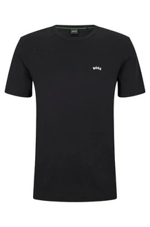BOSS T-Shirt TEE CURVED Schwarz BOSS T-Shirt TEE CURVED Schwarz