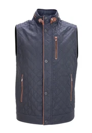 Lederweste Magnus Elegante Herren Stepp Lederweste aus weichem Lammnappa Leder