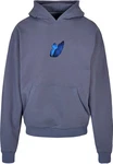 MisterTee Sweatshirt Le Papillon Hoody Blau/Grau/Dunkelblau/Hellblau