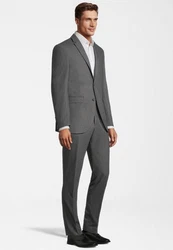 SteffenKlein Anzug Slim Fit Dunkelgrau/Grau/Hellgrau