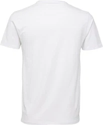 SELECTED HOMME T-Shirt SLHNEWPIMA Weiß/Creme/Grau/Hellgrau