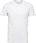 SELECTED HOMME T-Shirt SLHNEWPIMA Weiß/Creme/Grau/Hellgrau