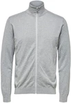 SELECTED HOMME Strickjacke Berg (1-tlg) Grau/Hellgrau