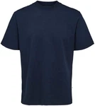 SELECTED HOMME T-Shirt SLHRELAXCOLMAN Dunkelblau