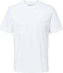 SELECTED HOMME T-Shirt SLHRELAXCOLMAN Weiß/Grau/Creme