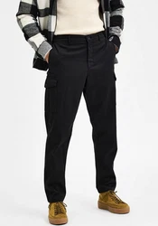 SELECTED HOMME Cargohose WICK CARGO PANT Dunkelblau/Schwarz/Beige/Orange