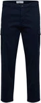 SELECTED HOMME Cargohose WICK CARGO PANT Dunkelblau/Blau