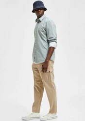 SELECTED HOMME Cargohose WICK CARGO PANT beige