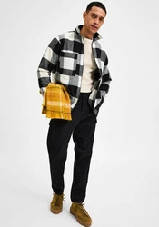 SELECTED HOMME Cargohose WICK CARGO PANT Schwarz/Dunkelblau/Grau