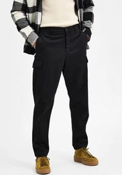 SELECTED HOMME Cargohose WICK CARGO PANT Schwarz/Dunkelblau/Grau