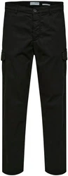 SELECTED HOMME Cargohose WICK CARGO PANT Schwarz/Dunkelblau/Grau