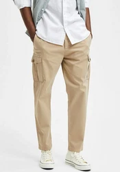 SELECTED HOMME Cargohose WICK CARGO PANT Khaki