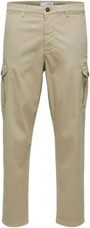 SELECTED HOMME Cargohose WICK CARGO PANT Khaki