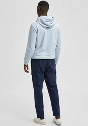 SELECTED HOMME Cargohose WICK CARGO PANT Dunkelblau/Blau