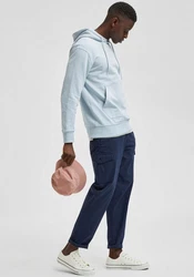 SELECTED HOMME Cargohose WICK CARGO PANT Dunkelblau/Blau