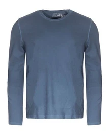 T-Shirt T-Shirt - Casual Fit - Rundhals - Einfarbig - Dunkelblau