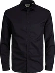 Jack & Jones Plus Hemd Blacardiff Schwarz/Dunkelblau