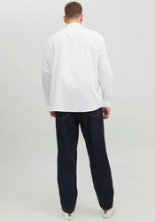 Jack & Jones Plus Hemd Blacardiff Weiß/Creme