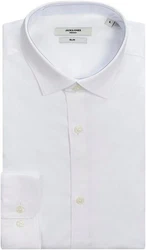 Jack & Jones Plus Hemd Blacardiff Weiß/Creme