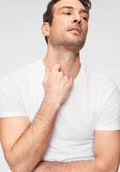 LEVI'S T-Shirt Slim 2 Pack Crewneck weiß