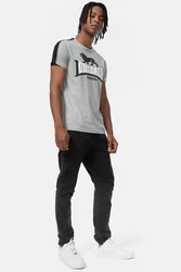 Lonsdale T-Shirt ARDMAIR Grau/Hellgrau/Dunkelgrau/Rot/Braun