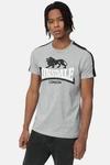 Lonsdale T-Shirt ARDMAIR Grau/Hellgrau/Dunkelgrau/Rot/Braun