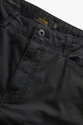 Next Cargohose Slim Fit Stretch-Cargohose mit Zierreißverschluss Schwarz/Khaki/Dunkelblau/Dunkelgrau