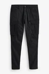 Next Cargohose Slim Fit Stretch-Cargohose mit Zierreißverschluss Schwarz/Khaki/Dunkelblau/Dunkelgrau Next Cargohose Slim Fit Stretch-Cargohose mit Zierreißverschluss Schwarz/Khaki/Dunkelblau/Dunkelgrau