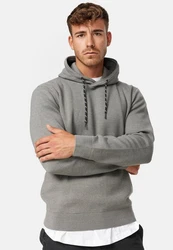 Indicode Strickpullover Longview Hellgrau/Grau/Dunkelgrau