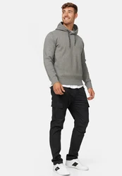 Indicode Strickpullover Longview Hellgrau/Grau/Dunkelgrau