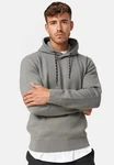 Indicode Strickpullover Longview Hellgrau/Grau/Dunkelgrau