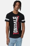 Lonsdale T-Shirt Polbain Schwarz/Rot