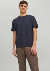 Jack & Jones Rundhalsshirt JPRCC SOFT LINEN TEE SS CREW SOLID 