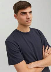 Jack & Jones Rundhalsshirt JPRCC SOFT LINEN TEE SS CREW SOLID 