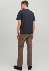 Jack & Jones Rundhalsshirt JPRCC SOFT LINEN TEE SS CREW SOLID 