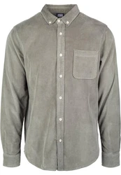 URBAN CLASSICS Langarmhemd Corduroy Shirt 