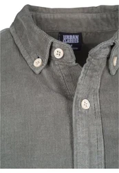 URBAN CLASSICS Langarmhemd Corduroy Shirt 