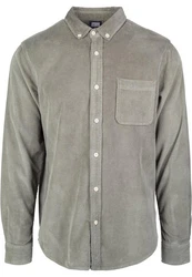 URBAN CLASSICS Langarmhemd Corduroy Shirt 
