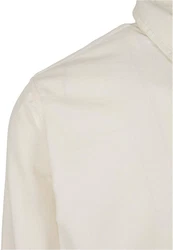 URBAN CLASSICS Langarmhemd Corduroy Shirt Khaki/Weiß/Beige